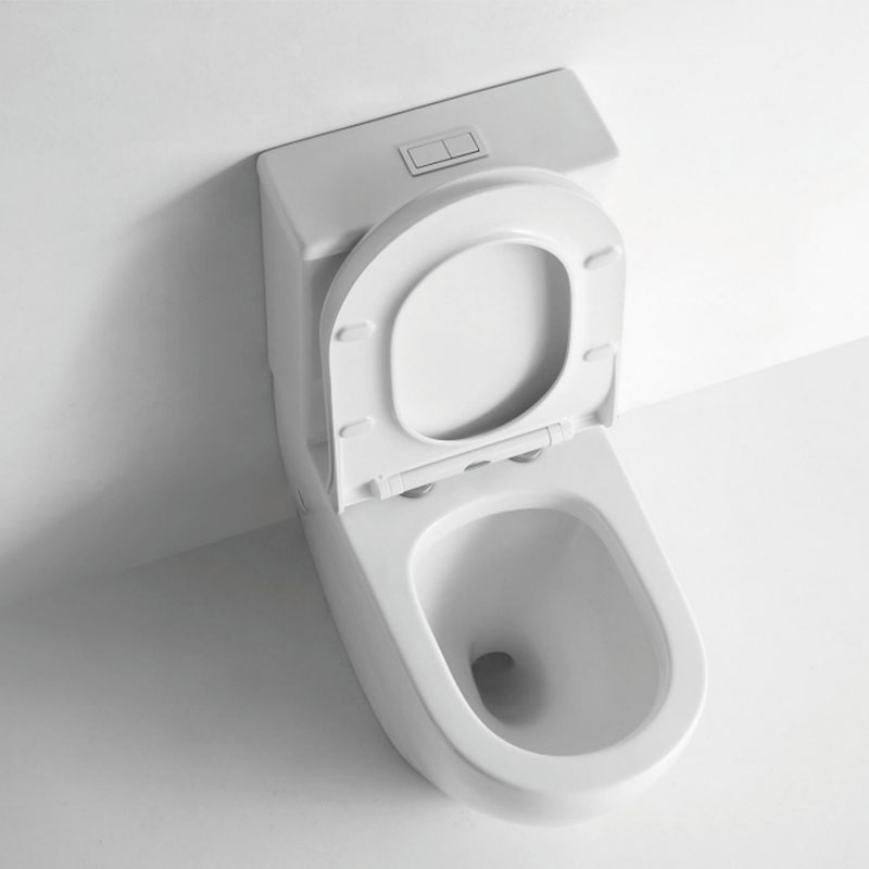  AD-2176 P-trap Decoration Dual Flush Toilet WC Bowl  WTM certification toilet