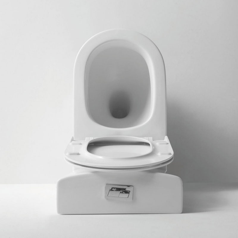 AD-2180 Elongated Washroom Sanitary WC Soft Closing S Trap Bidet Toilet