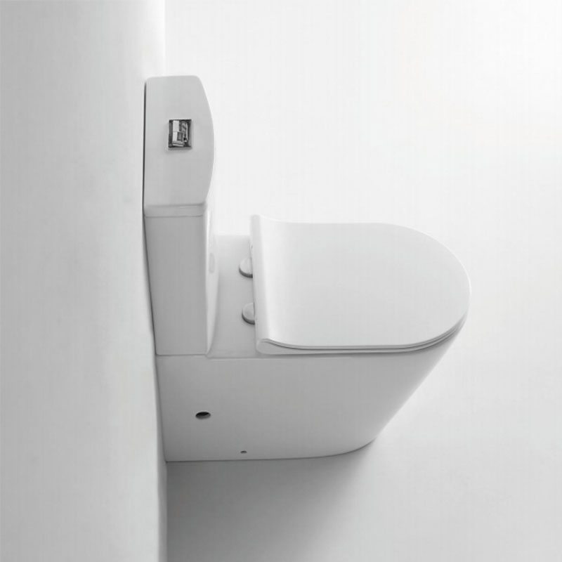 AD-2180 Elongated Washroom Sanitary WC Soft Closing S Trap Bidet Toilet