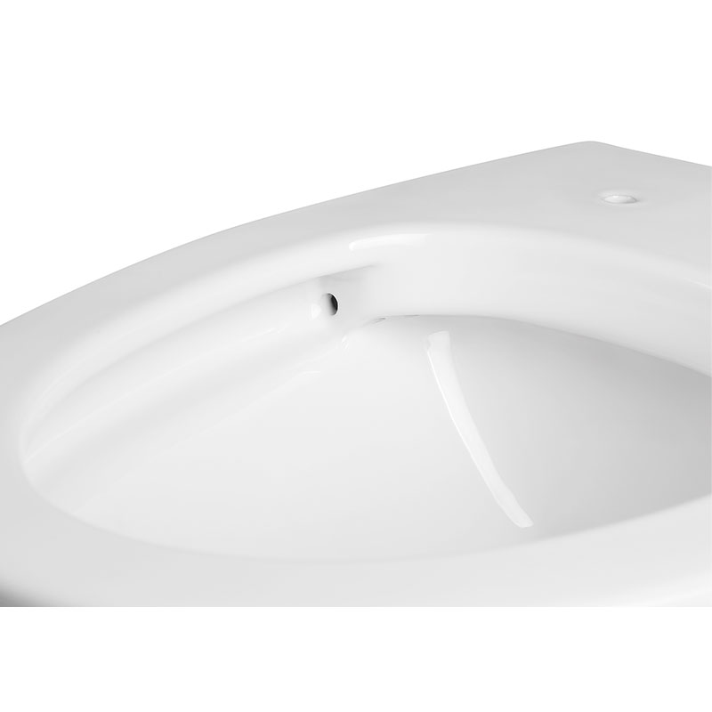 AD-204 Pebble Round Sanitary Wares Commode Wall Hung Toilets