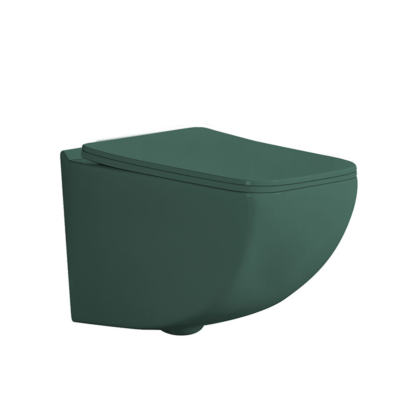 AD-210 Hotel Bathroom Wall Hung Toilet P-trap 180mm grey, green Modern Design