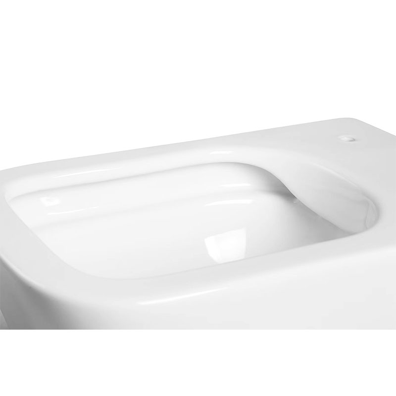 AD-212 Wholesale Sanitary Wares Wall Hung One Piece Square Ceramic Toilet